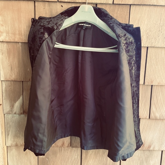 Lapine Blanche Japanese Vintage Y2K Quilted Silk Jacquard Velvet Lined Jacket M - Picture 11 of 16